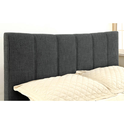  Furniture of America Ennis King Upholstered Panel Bed CM7678GY-EK-BED IMAGE 2