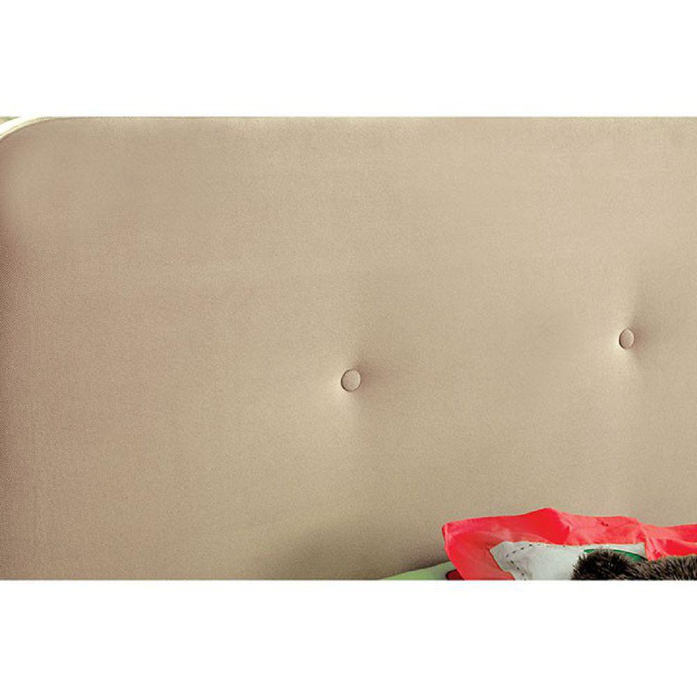  Furniture of America Barney Queen Upholstered Panel Bed CM7272BG-Q-BED IMAGE 2