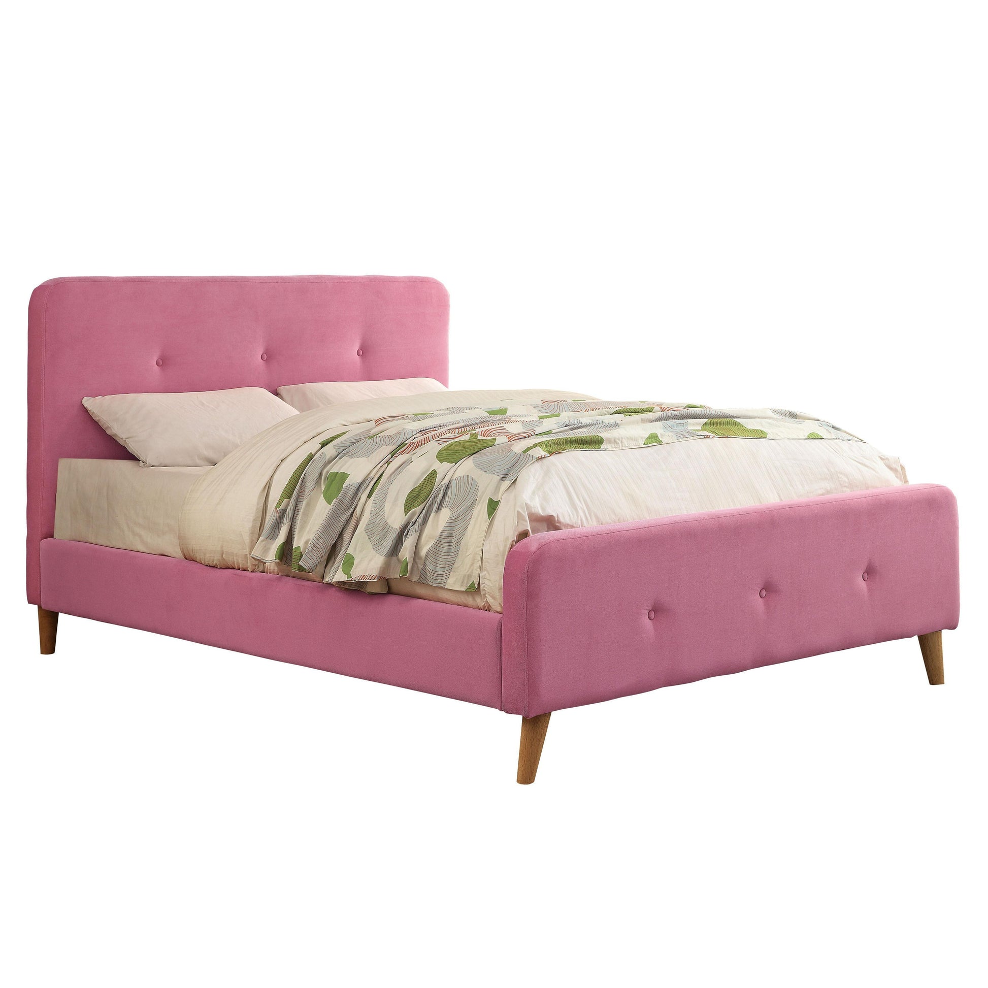  Furniture of America Barney Twin Upholstered Panel Bed CM7272PK-T-BED IMAGE 1