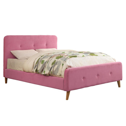  Furniture of America Barney Twin Upholstered Panel Bed CM7272PK-T-BED IMAGE 1