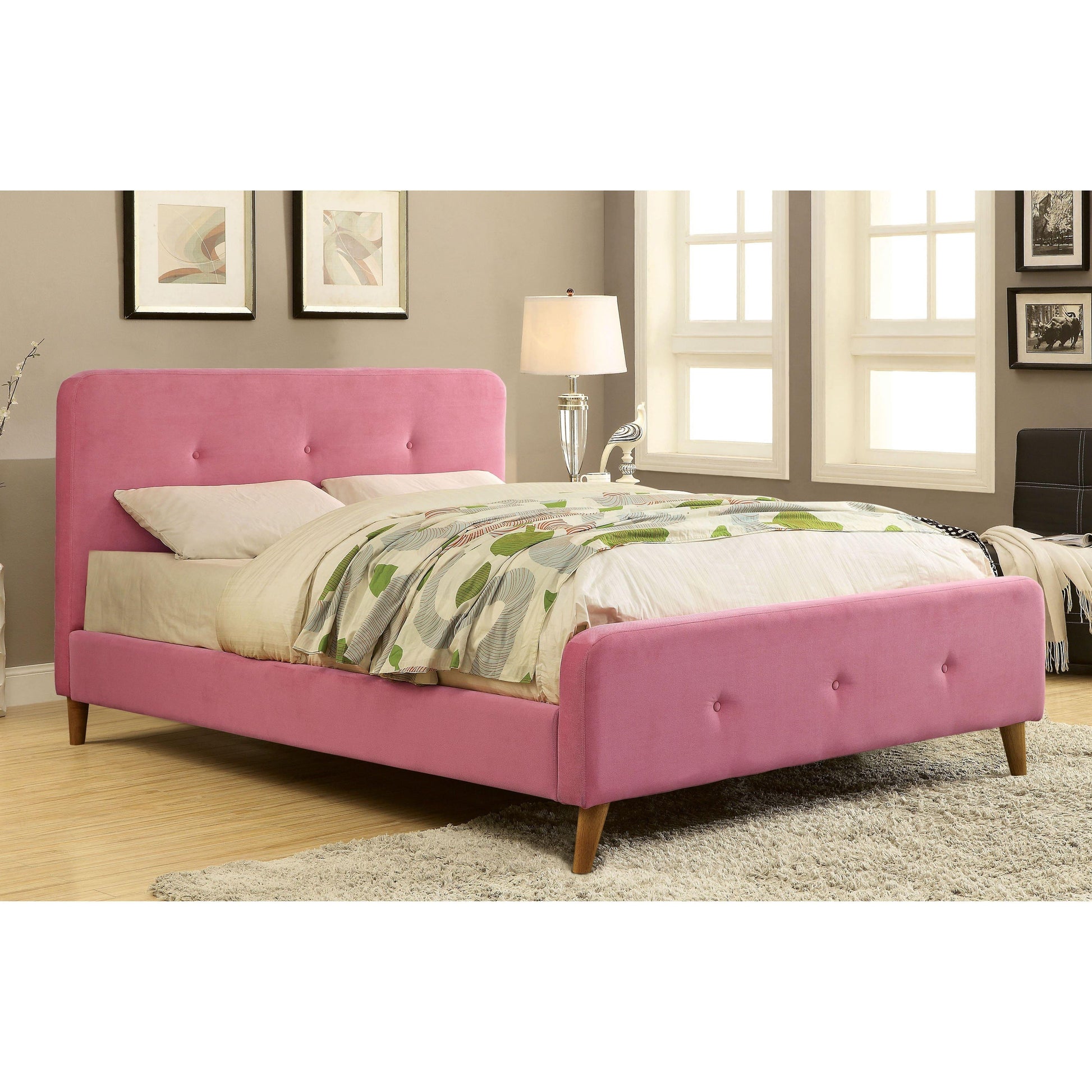 Furniture of America Barney Twin Upholstered Panel Bed CM7272PK-T-BED IMAGE 7