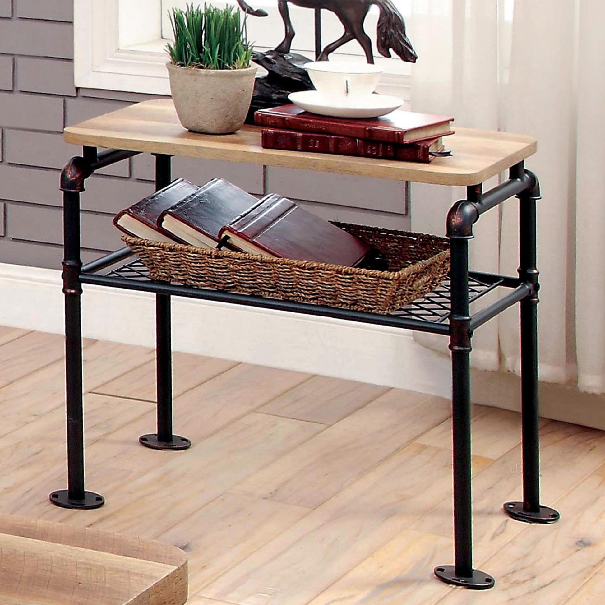  Furniture of America Reagan End Table CM4139E IMAGE 2