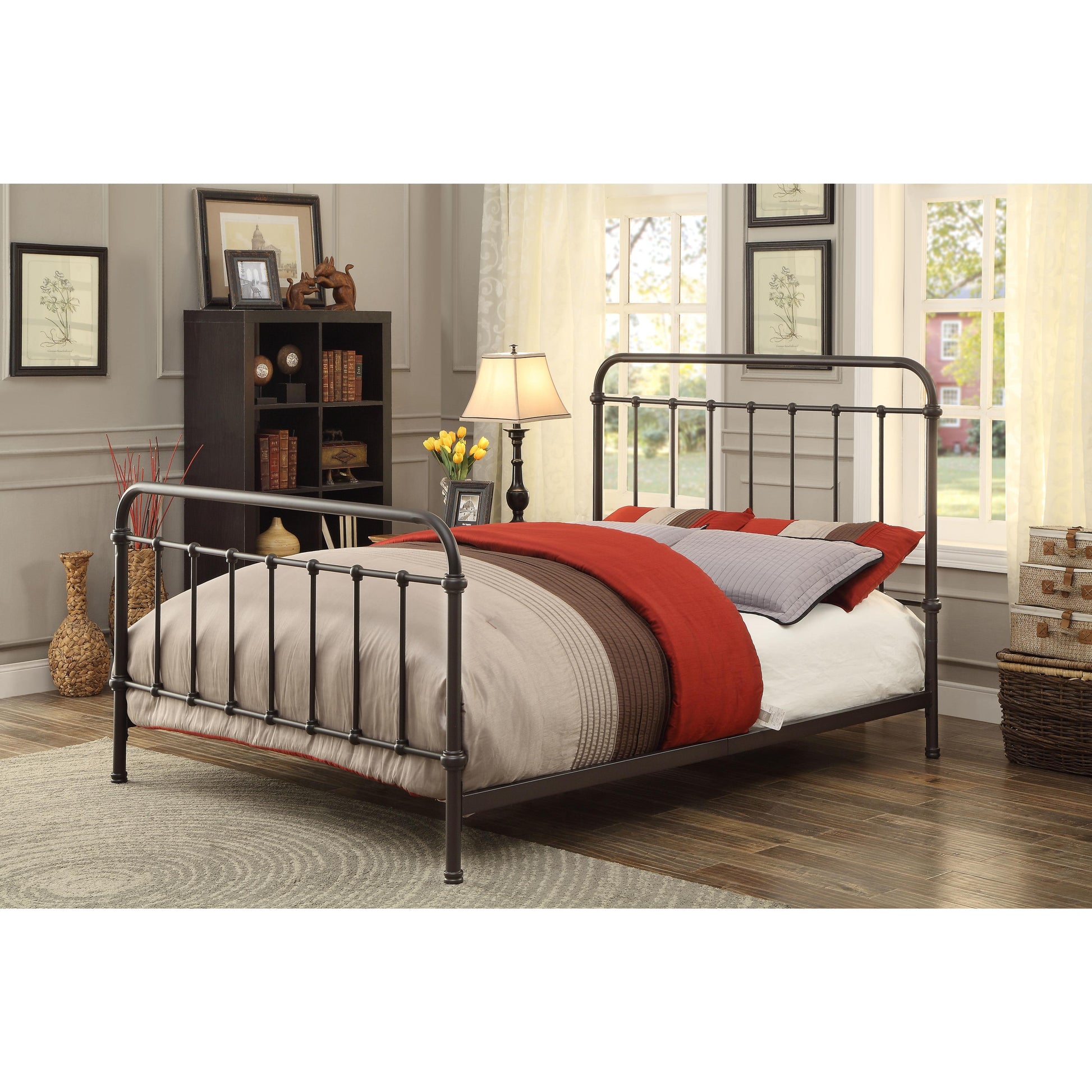  Furniture of America Iria King Bed CM7701GM-EK IMAGE 3