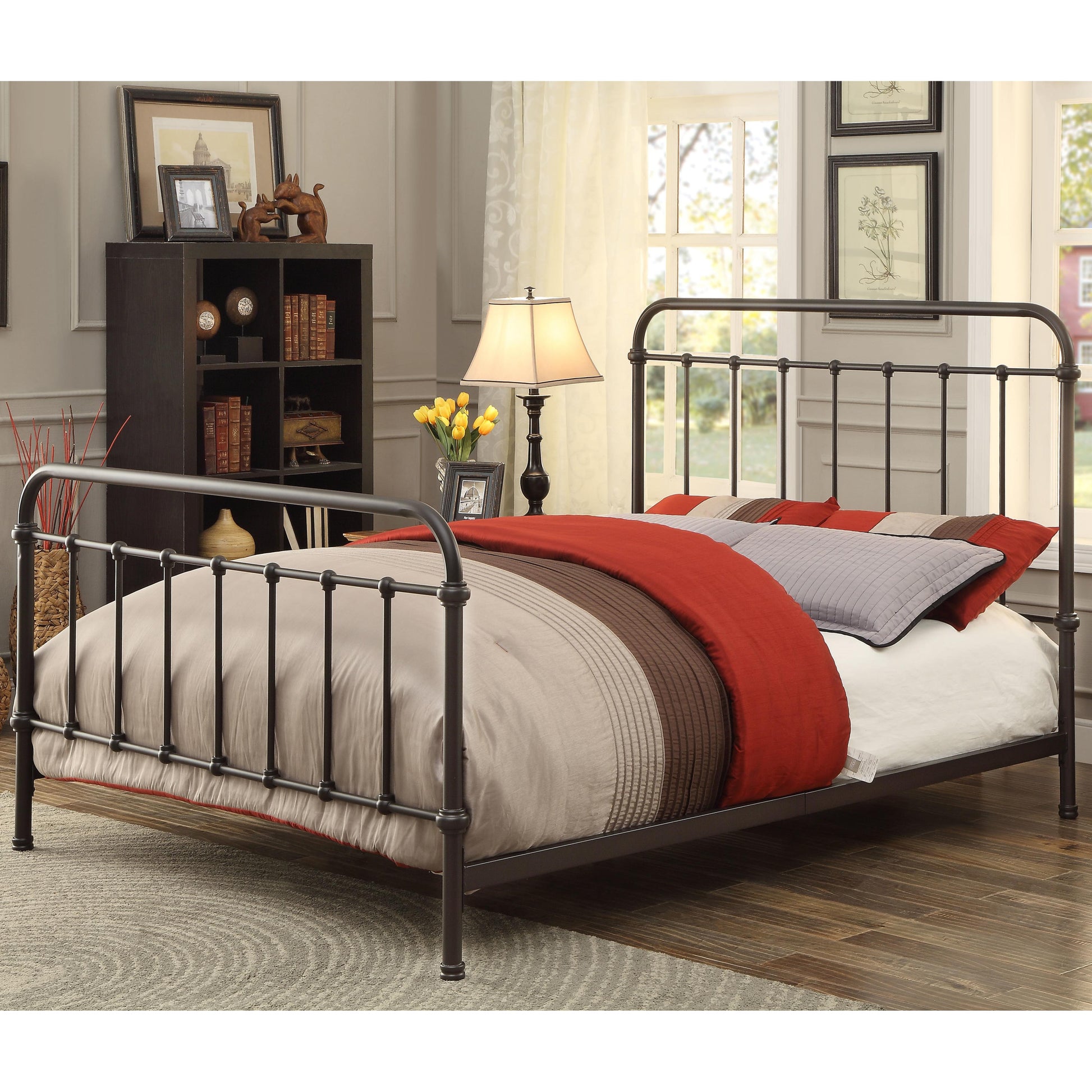  Furniture of America Iria Full Bed CM7701GM-F IMAGE 1