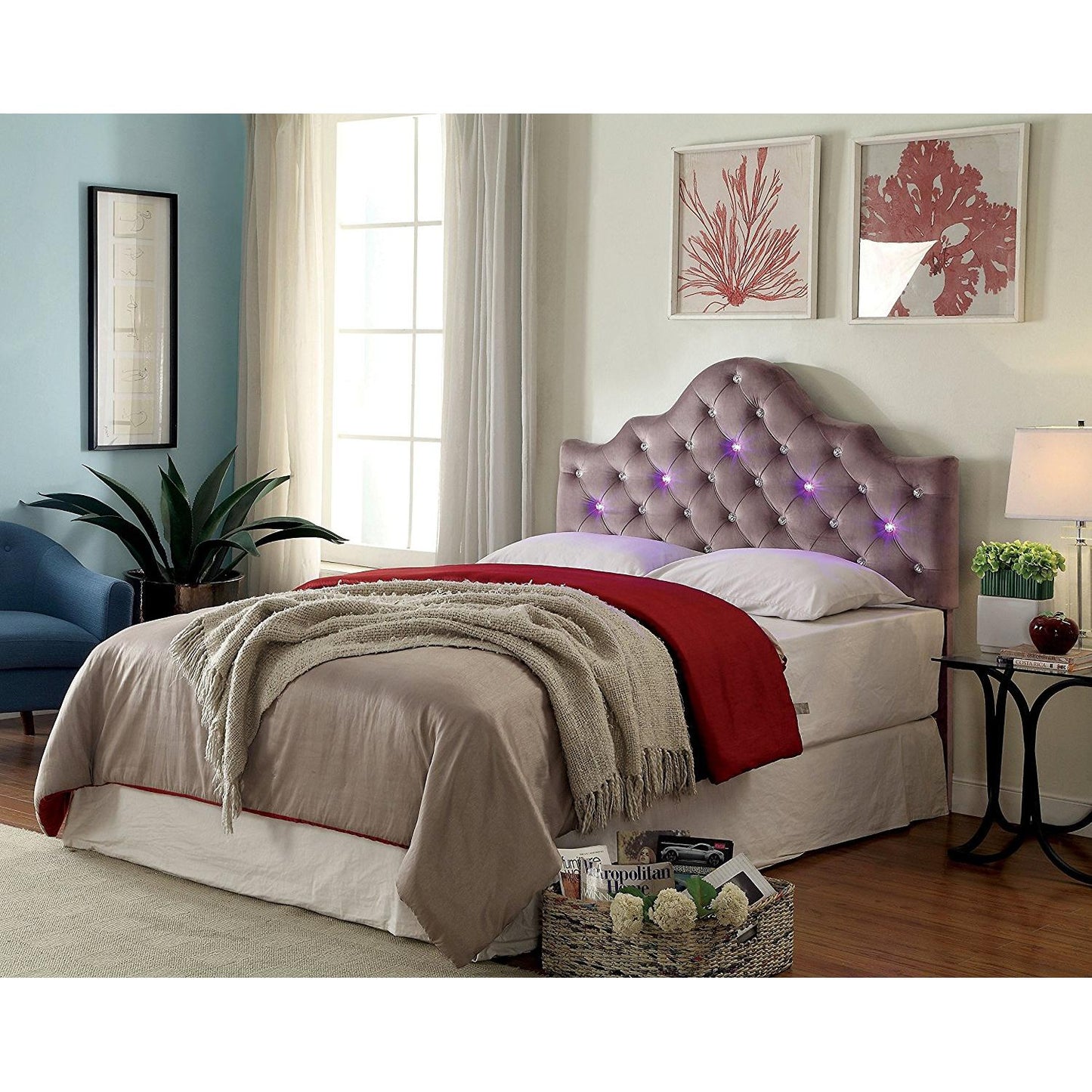  Furniture of America Bed Components Headboard CM7404BR-HB-T IMAGE 6