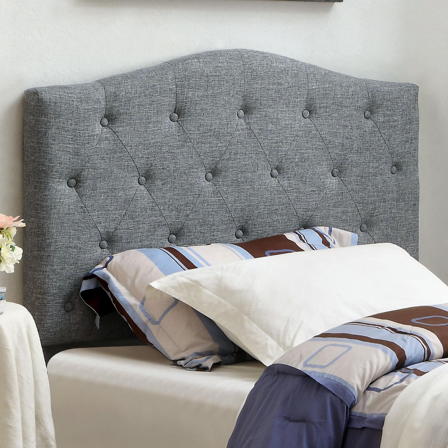  Furniture of America Bed Components Headboard CM7989GY-HB-T IMAGE 1