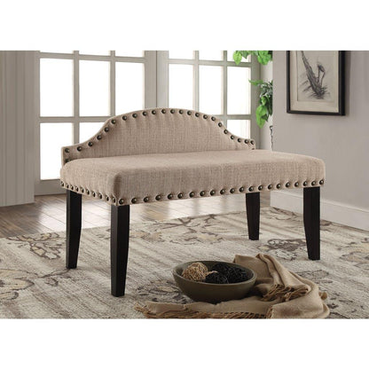  Furniture of America Hasselt Bench CM-BN6880BG-S IMAGE 2