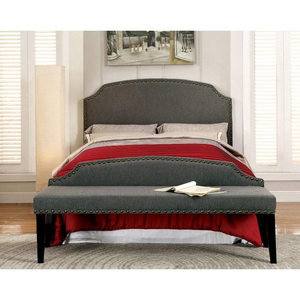  Furniture of America Hasselt Bench CM-BN6880GY-L IMAGE 3
