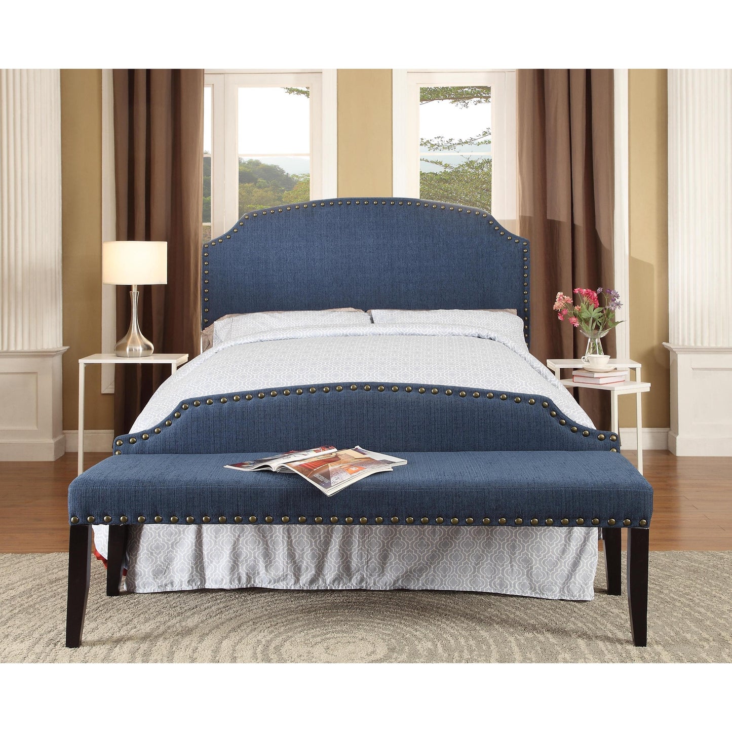  Furniture of America Hasselt Bench CM-BN6880TL-L IMAGE 3