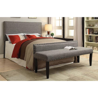  Furniture of America Herstal Bench CM-BN6051GY-L IMAGE 3