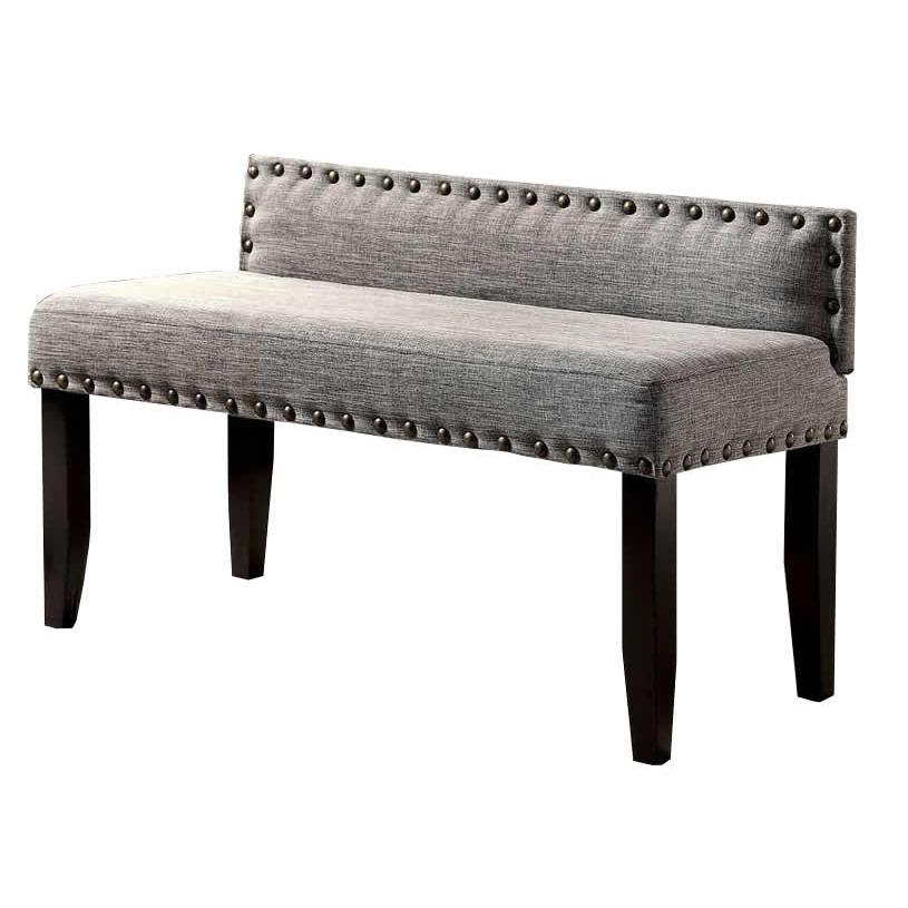  Furniture of America Herstal Bench CM-BN6051GY-S IMAGE 1