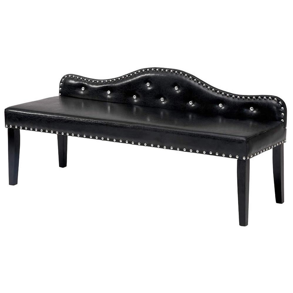  Furniture of America Kids Seating Bench CM-BN6883BK-L IMAGE 1