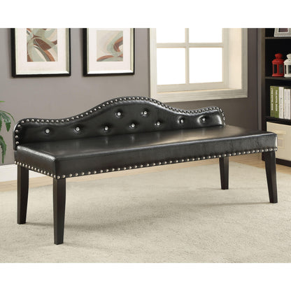  Furniture of America Kids Seating Bench CM-BN6883BK-L IMAGE 2
