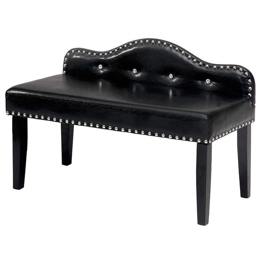  Furniture of America Kids Seating Bench CM-BN6883BK-S IMAGE 1
