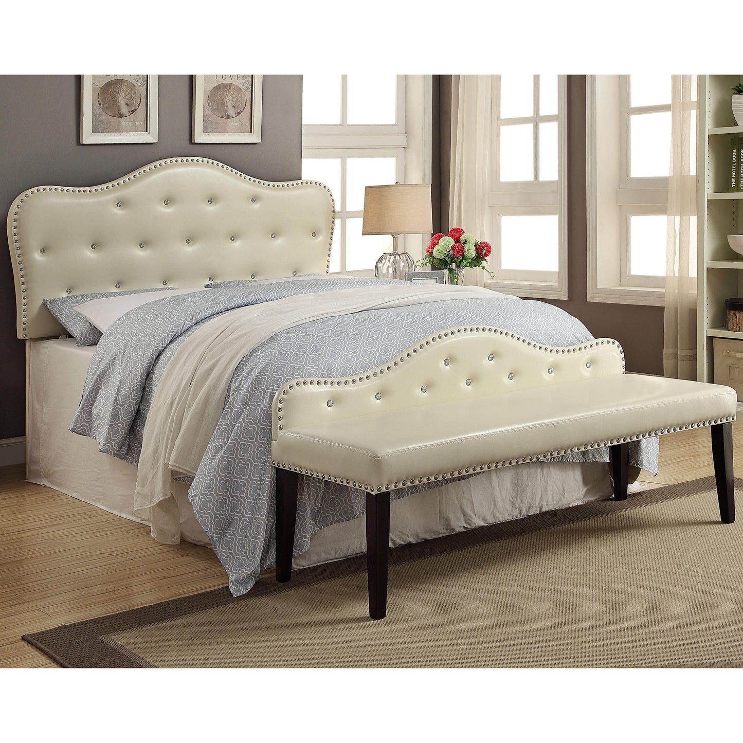  Furniture of America Kids Seating Bench CM-BN6883IV-L IMAGE 3