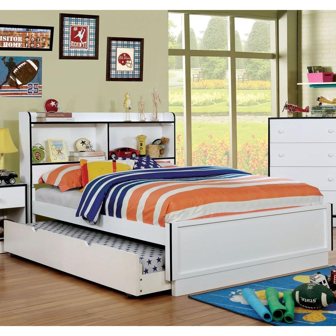  Furniture of America Kids Beds Bed CM7852BL-F-BED IMAGE 2
