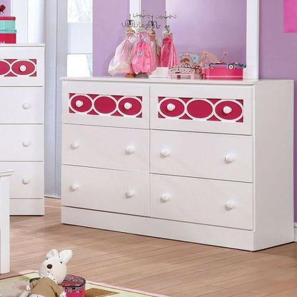  Furniture of America Cammi 6-Drawer Kids Dresser CM7853PK-D IMAGE 2
