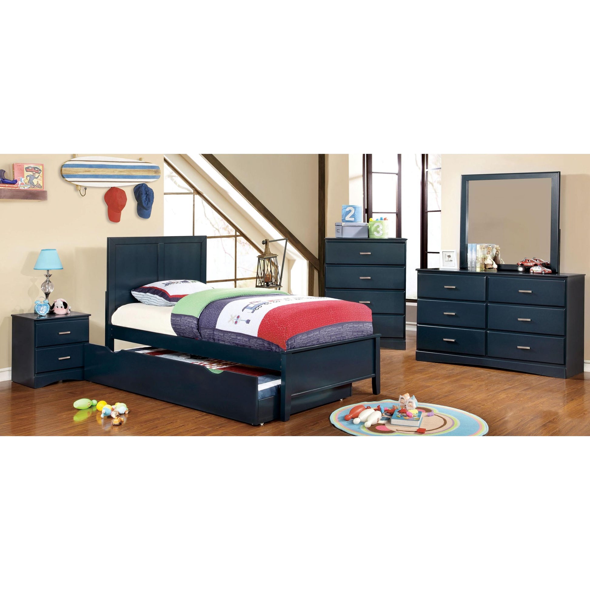  Furniture of America Kids Bed Components Headboard CM7941BL-HB-T IMAGE 2