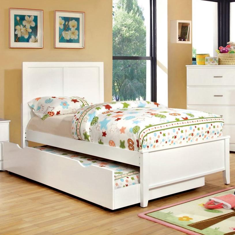  Furniture of America Kids Bed Components Headboard CM7941WH-HB-T IMAGE 2