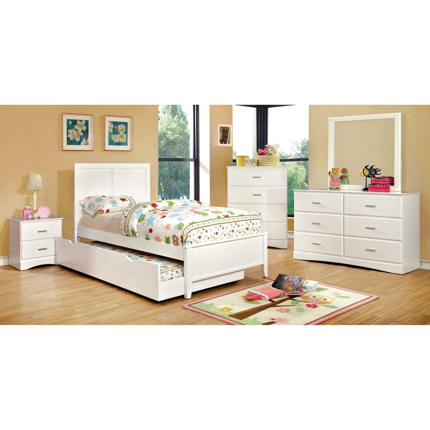  Furniture of America Kids Bed Components Headboard CM7941WH-HB-T IMAGE 3