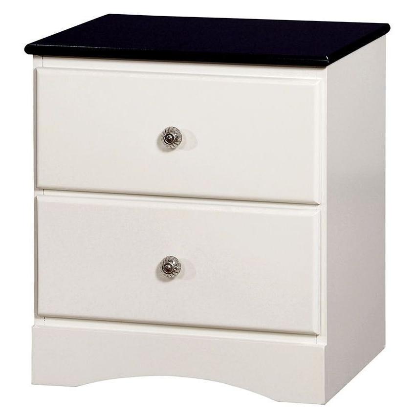  Furniture of America Kimmel 2-Drawer Kids Nightstand CM7626BL-N IMAGE 1