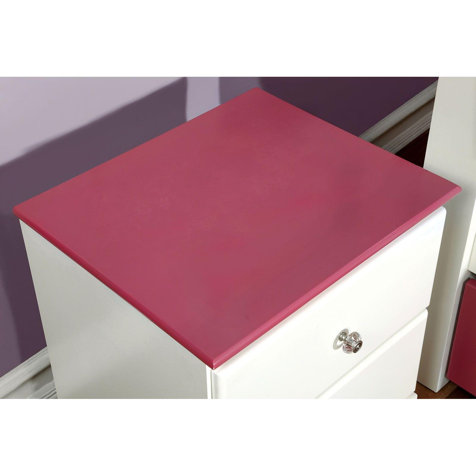  Furniture of America Kimmel 2-Drawer Kids Nightstand CM7626PK-N IMAGE 3
