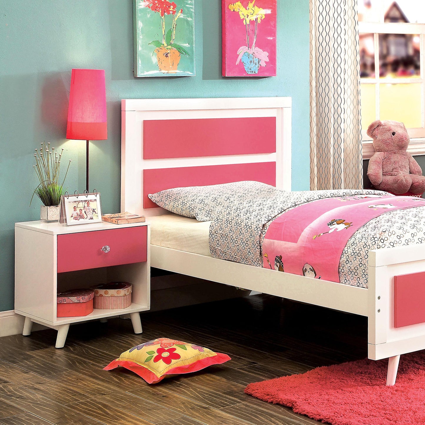 Furniture of America Alivia 1-Drawer Kids Nightstand CM7850PK-N IMAGE 2
