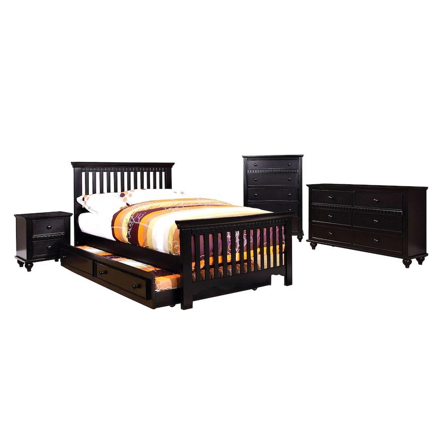  Furniture of America Caspian 5-Drawer Kids Chest CM7920BK-C IMAGE 2