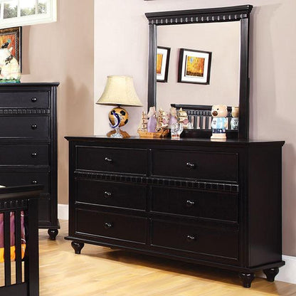  Furniture of America Caspian 6-Drawer Kids Dresser CM7920BK-D IMAGE 2