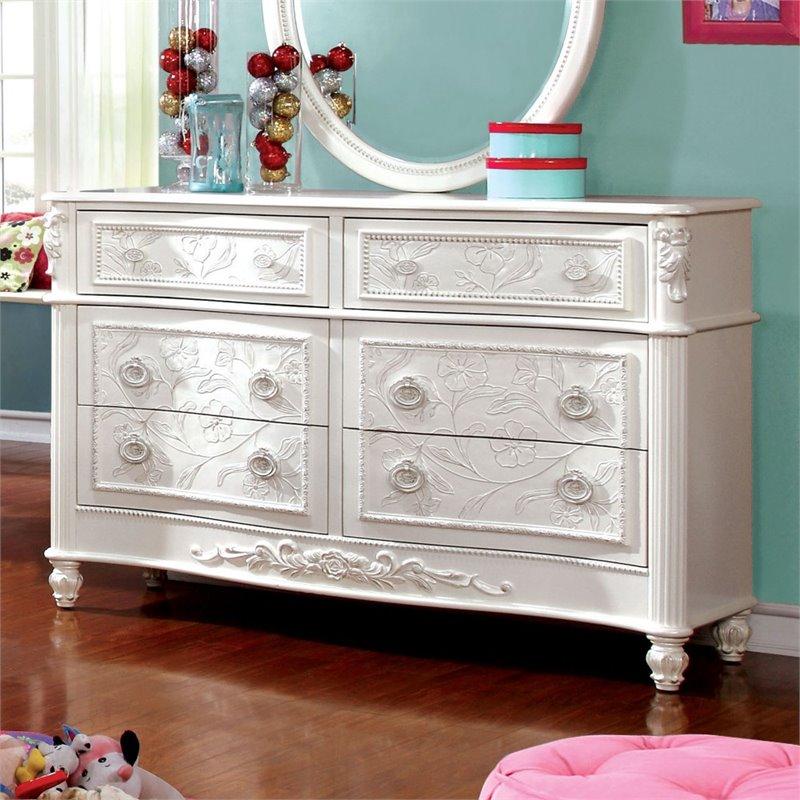  Furniture of America Henrietta 6-Drawer Kids Dresser CM7192D IMAGE 2