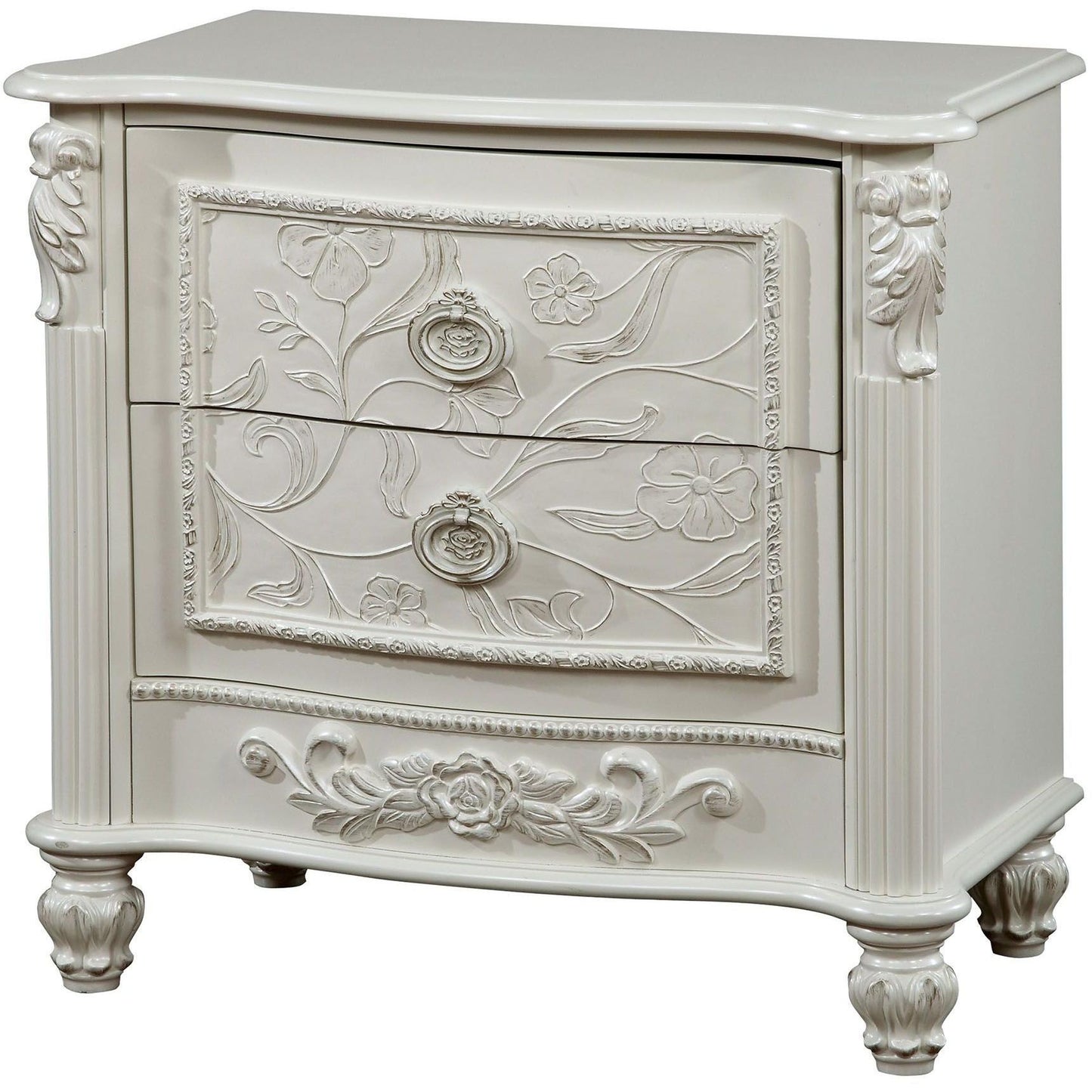  Furniture of America Henrietta 2-Drawer Kids Nightstand CM7192N IMAGE 1