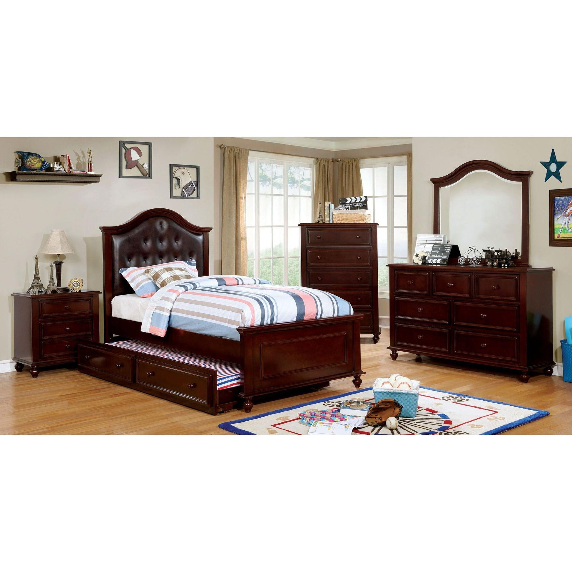  Furniture of America Kids Beds Bed CM7155EX-T-BED IMAGE 4