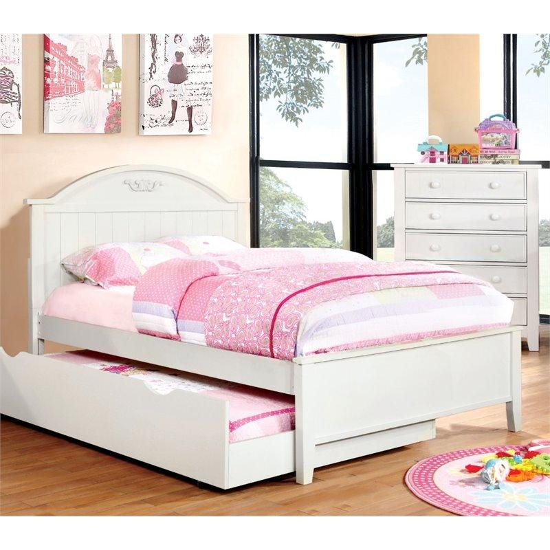  Furniture of America Kids Beds Bed CM7942WH-F-BED IMAGE 1