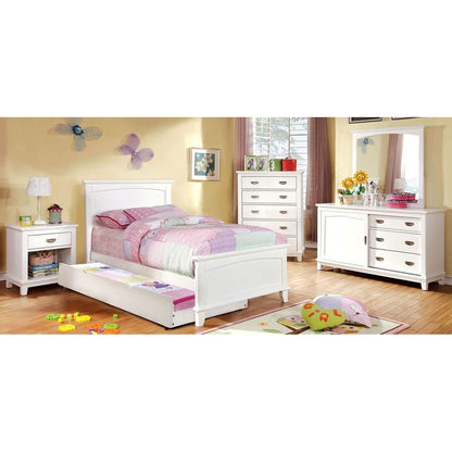  Furniture of America Kids Beds Bed CM7909WH-T-BED IMAGE 2
