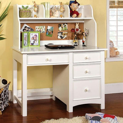 Furniture of America Kids Desks Hutch CM7905WH-HC IMAGE 2