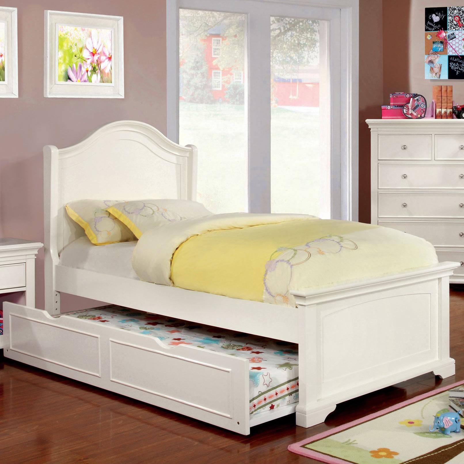  Furniture of America Kids Beds Bed CM7943WH-T-BED IMAGE 1