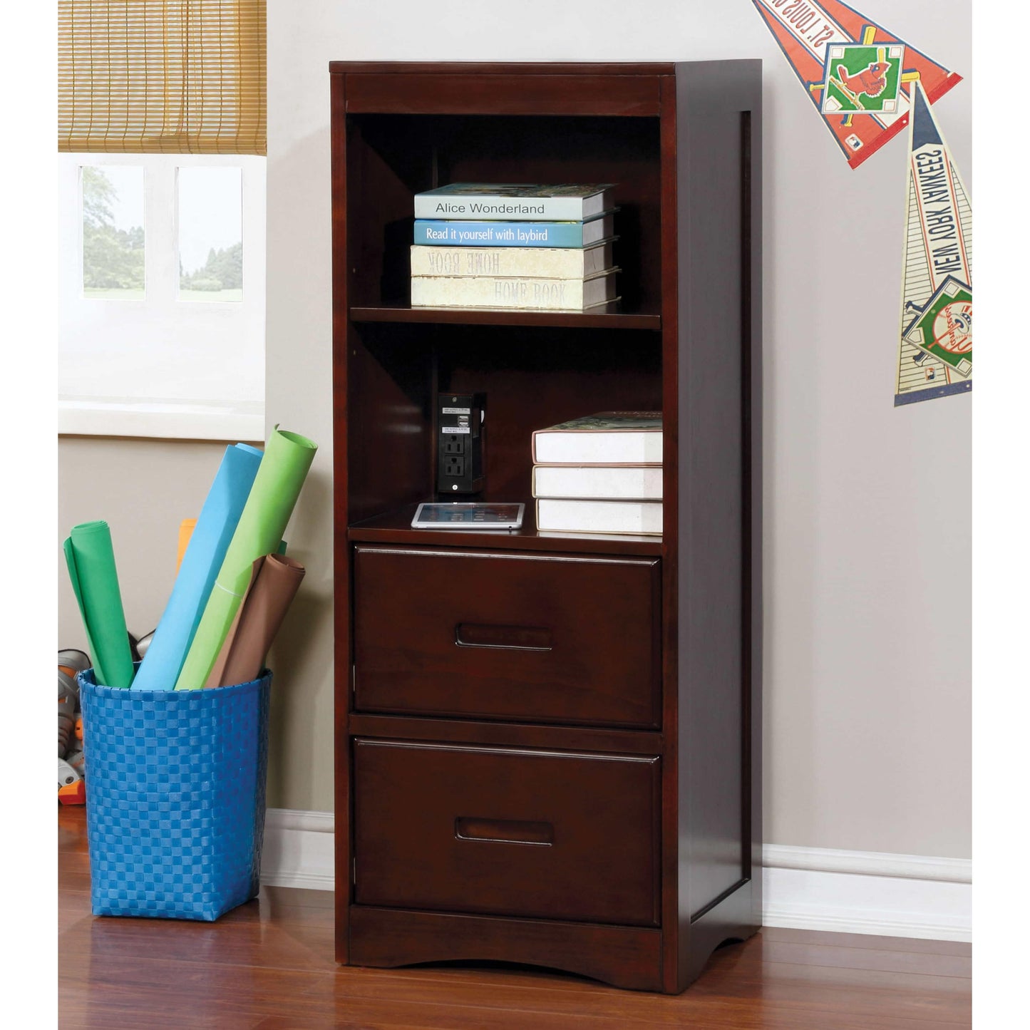  Furniture of America Kids Bookshelves 2 Shelves CM7844BC IMAGE 1