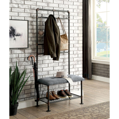  Furniture of America Coat Racks Hall Tree CM7914BN-S IMAGE 1
