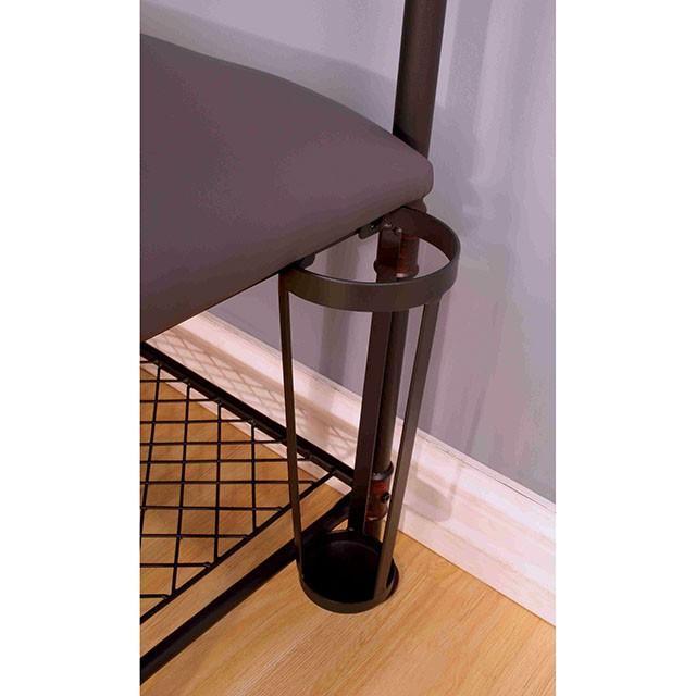 Furniture of America Coat Racks Hall Tree CM7914BN-S IMAGE 2