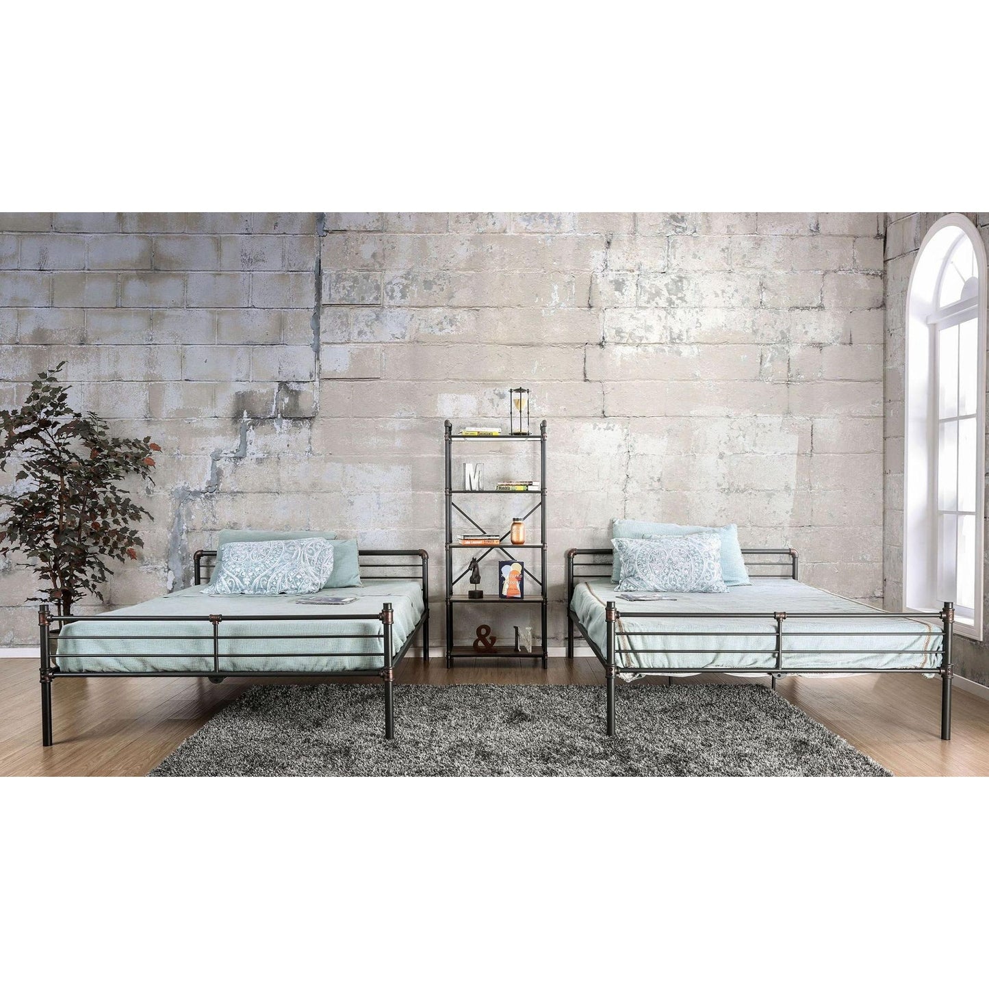  Furniture of America Olga CM-BK913QQ Queen/Queen Bunk Bed IMAGE 3