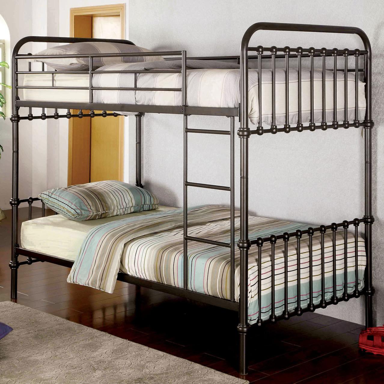  Furniture of America Kids Beds Bunk Bed CM-BK025T IMAGE 1