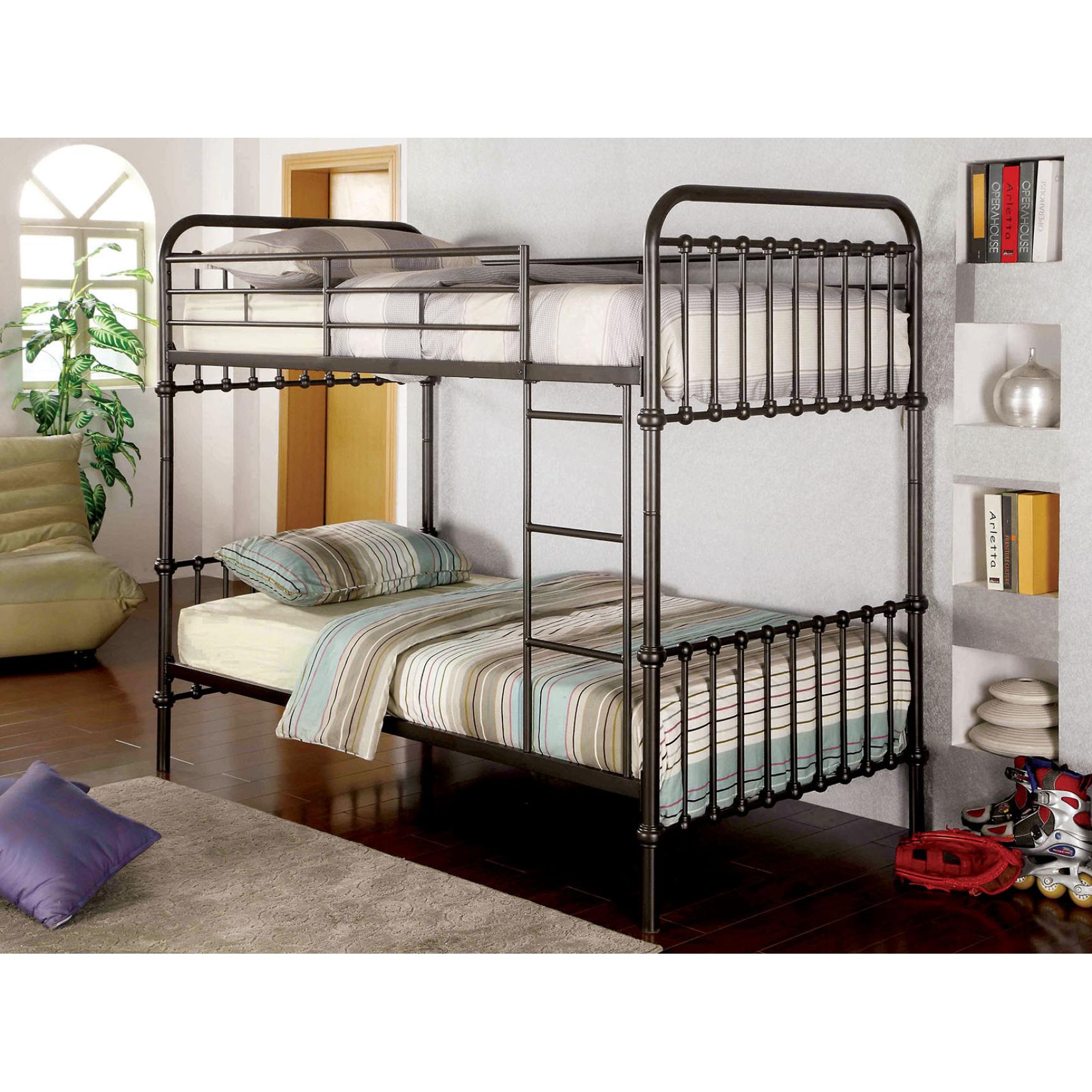  Furniture of America Kids Beds Bunk Bed CM-BK025T IMAGE 2