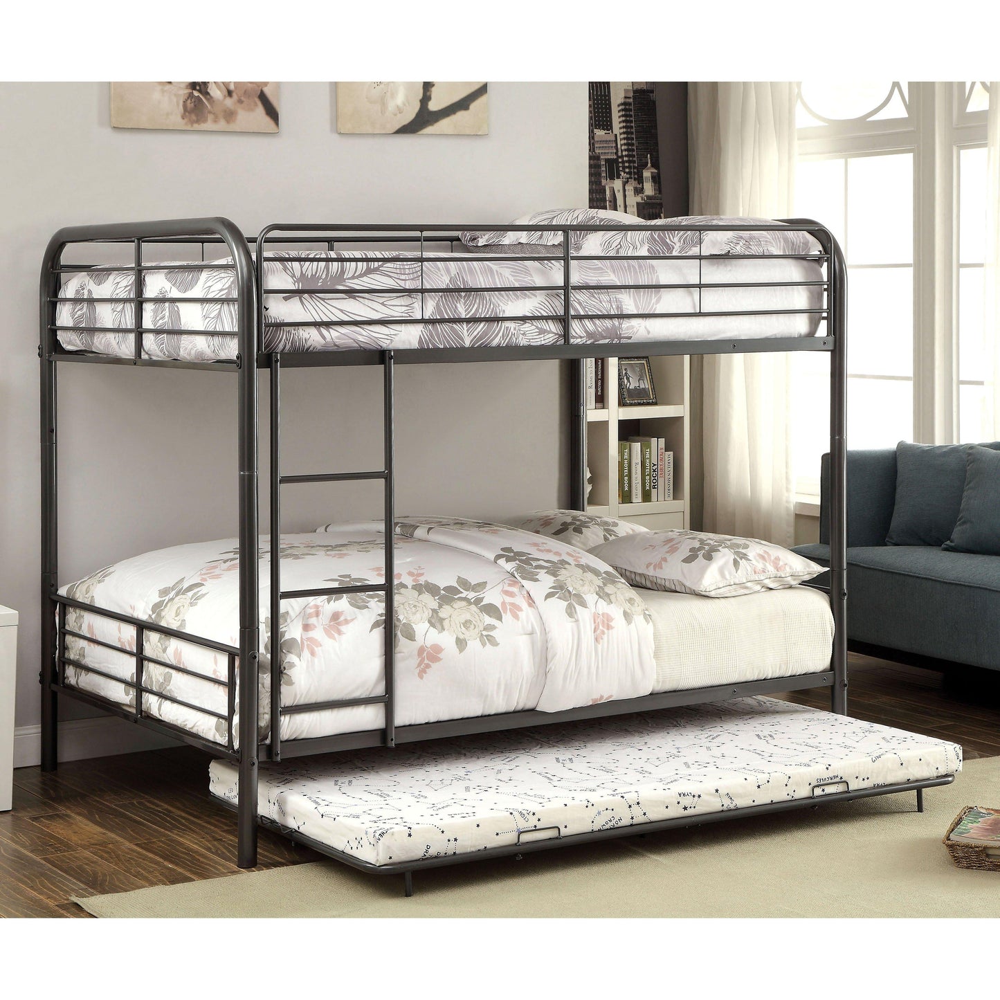  Furniture of America Kids Beds Trundle Bed CM-TR1032GM IMAGE 3