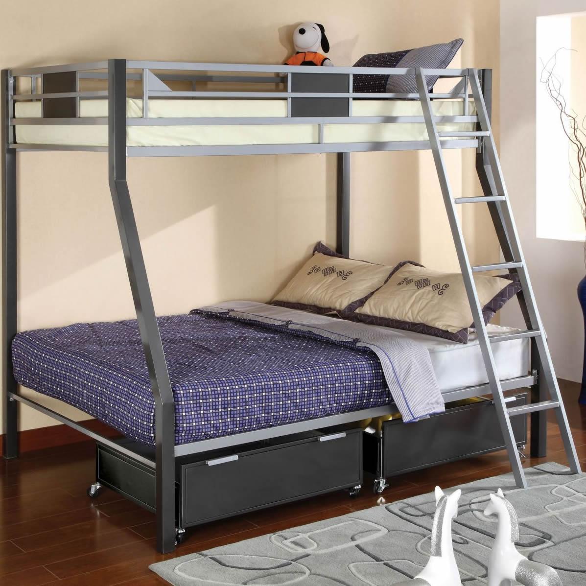  Furniture of America Kids Beds Bunk Bed CM-BK1012 IMAGE 1