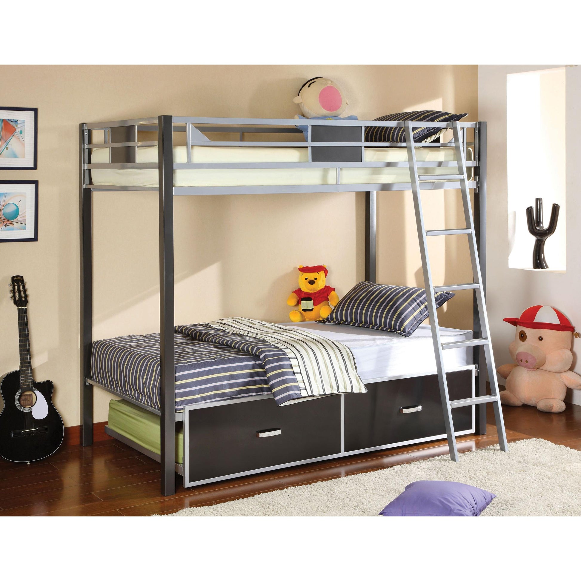  Furniture of America Kids Beds Trundle Bed CM-BK1015 IMAGE 2