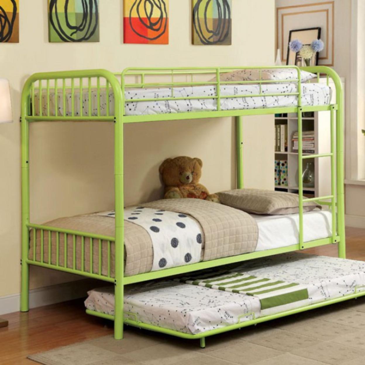  Furniture of America Kids Beds Bunk Bed CM-BK1035AG IMAGE 2
