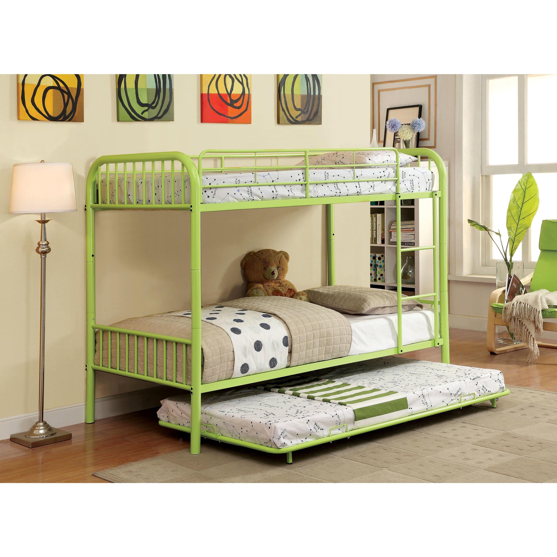  Furniture of America Kids Beds Bunk Bed CM-BK1035AG IMAGE 3