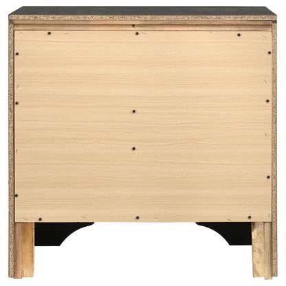 Coaster Furniture Miranda 206362 2-Drawer Nightstand - Black IMAGE 6