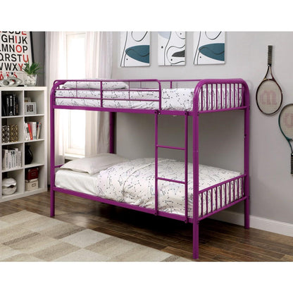  Furniture of America Kids Beds Bunk Bed CM-BK1035PR IMAGE 3