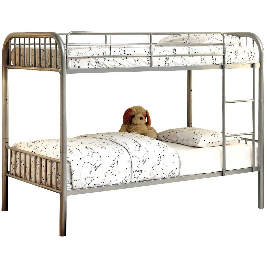  Furniture of America Kids Beds Bunk Bed CM-BK1035SV IMAGE 1